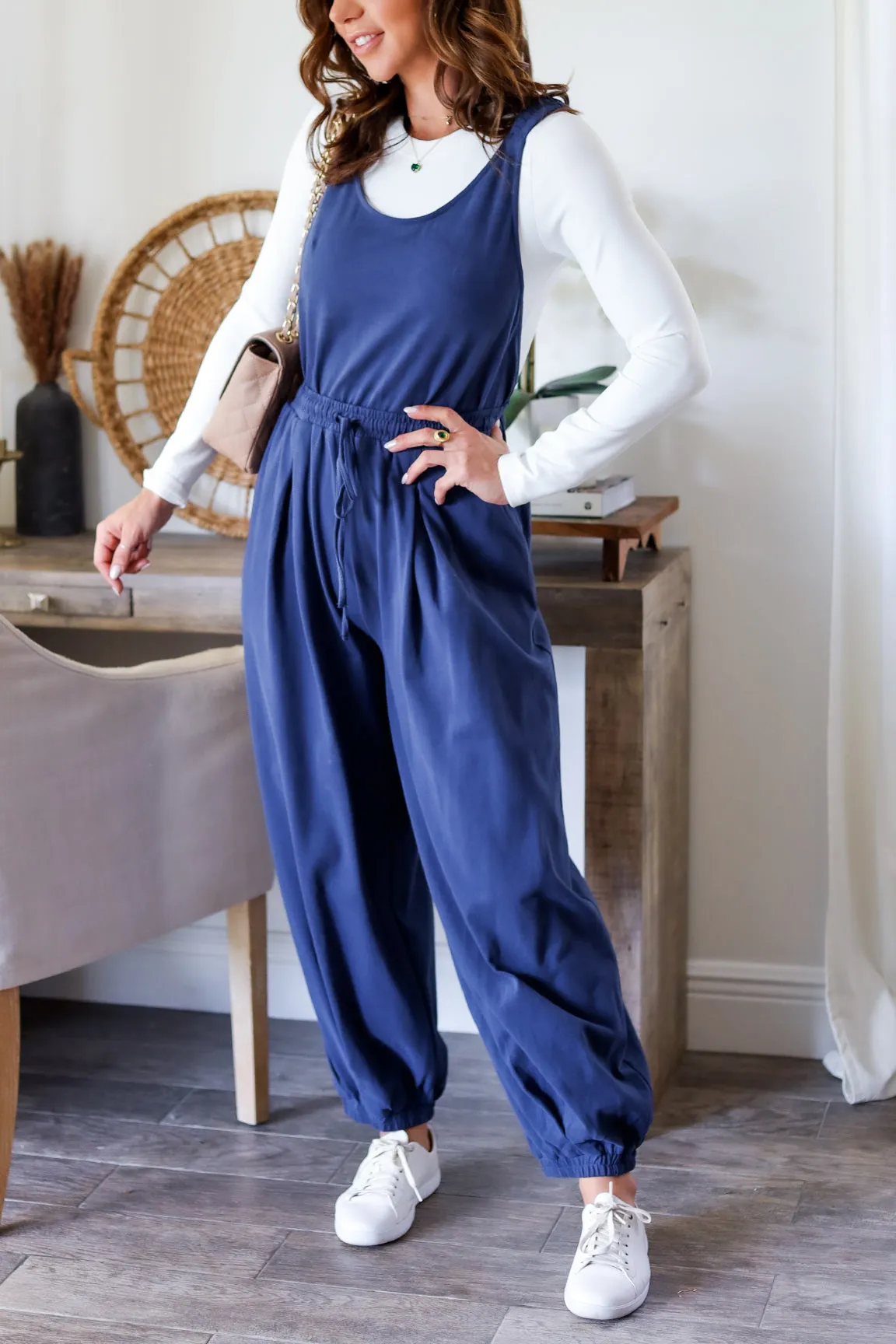 Caroline Jumpsuit- Navy