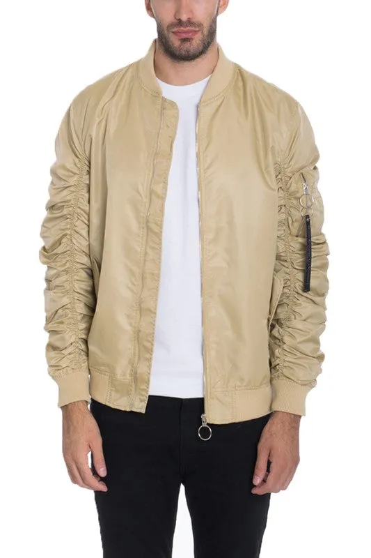 Casual MA-1 Flight Lined Bomber Jacket