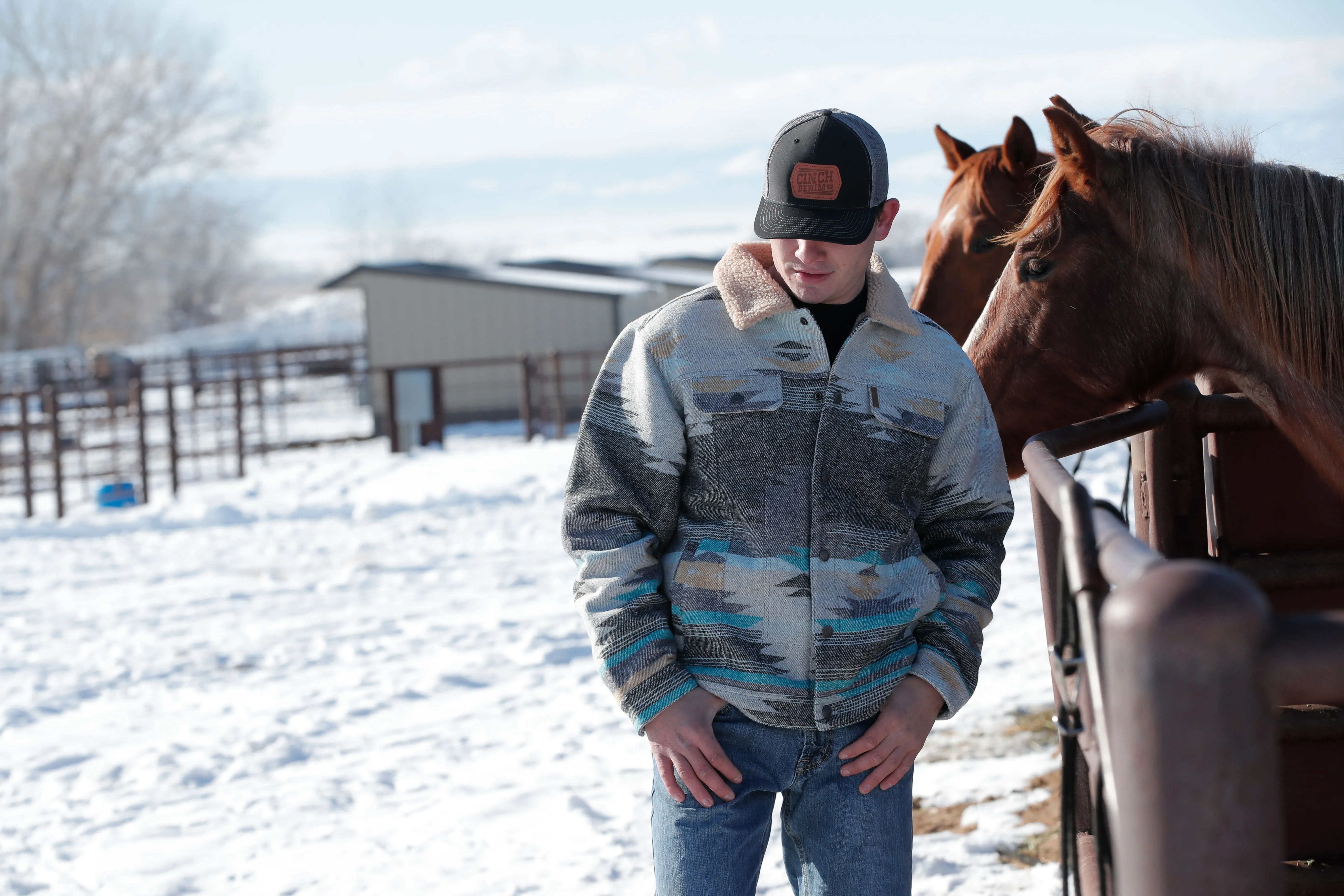 Cinch Men's Wooly Trucker Jacket