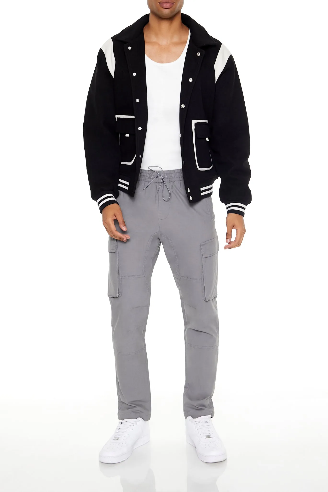 Colourblock Varsity Bomber Jacket