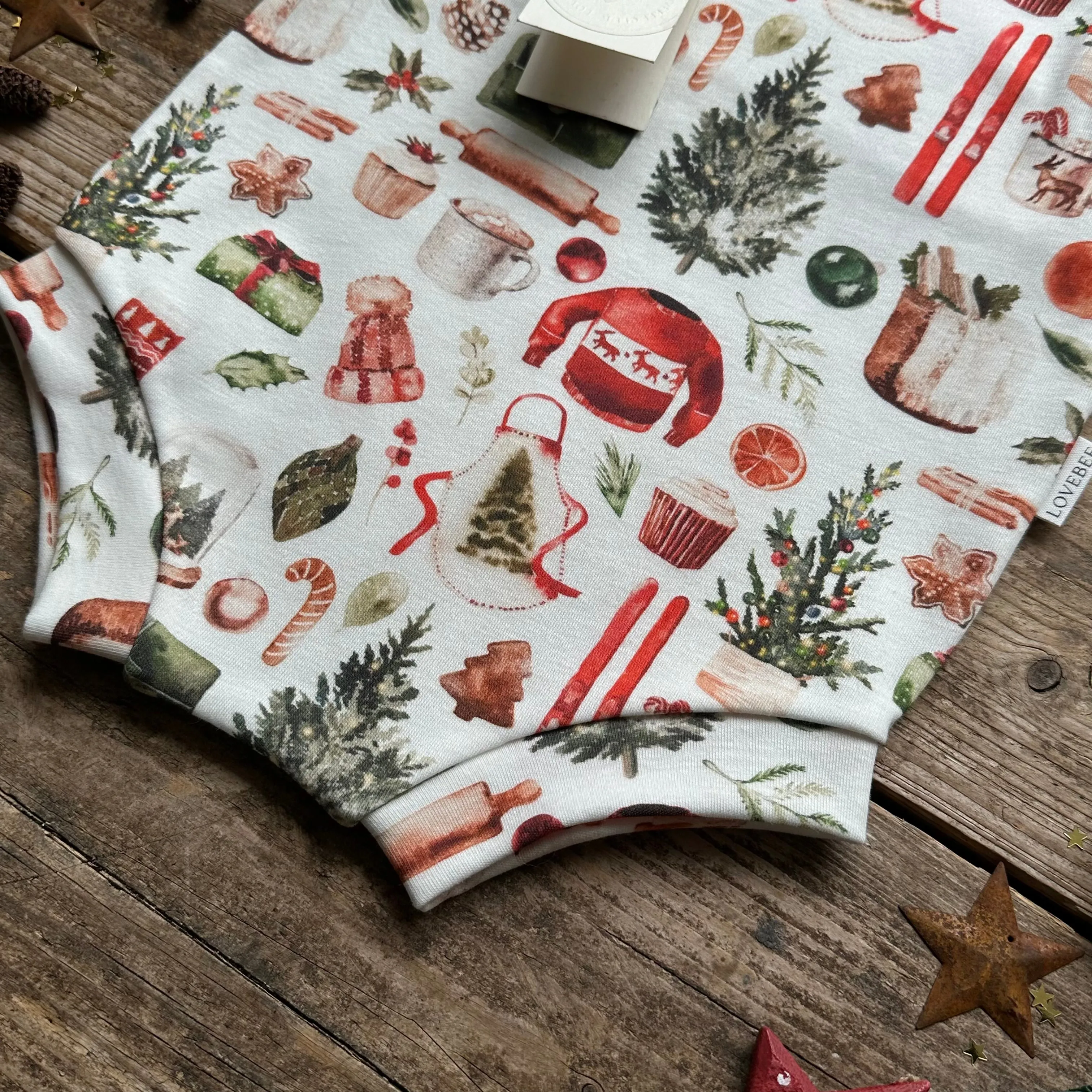 Cosy Christmas Bloomer Romper | Ready To Post