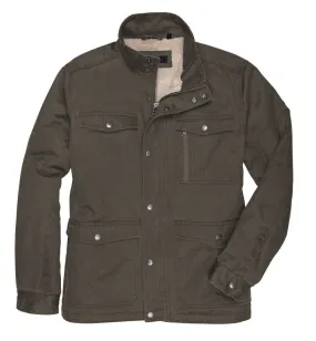 'Dakota Grizzly' Men's Walker Sherpa Lined Jacket - Bark