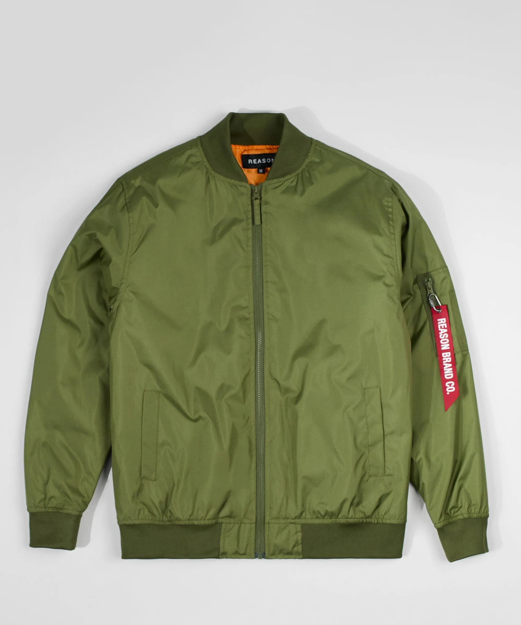 Destroyer Nylon Bomber Jacket - Green