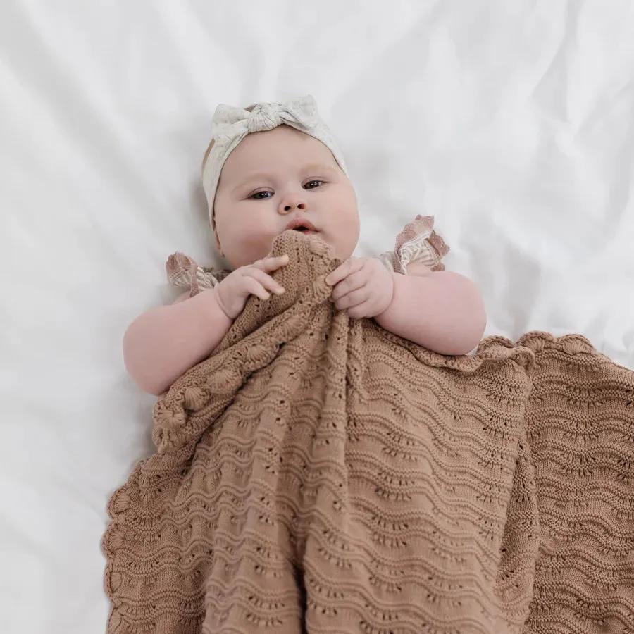 Di Lusso Living - Baby Blanket Harper Nude