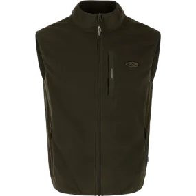 Drake Camp Fleece Vest- Kalamata Olive