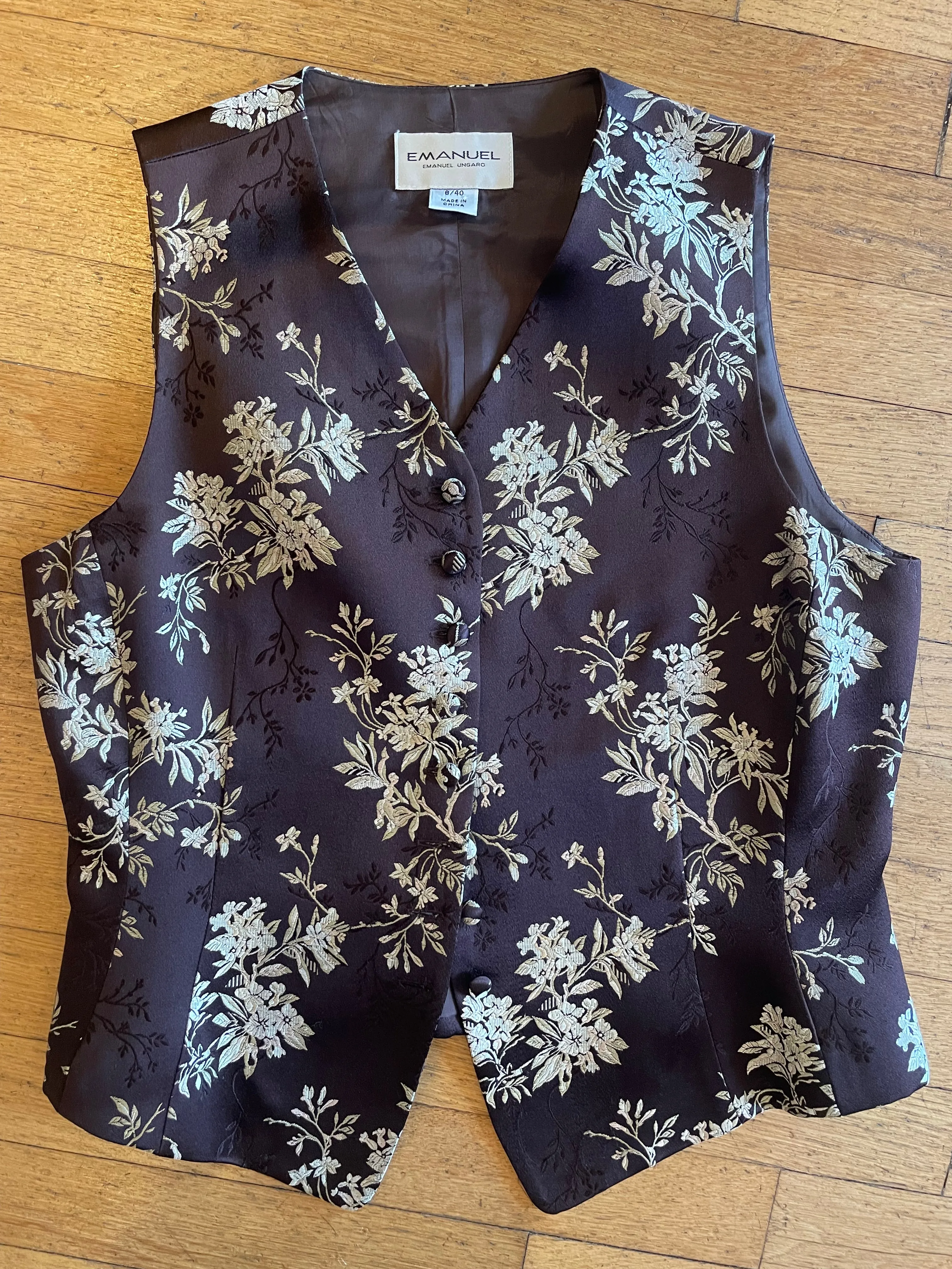 Emanuel Ungaro Silk Vest