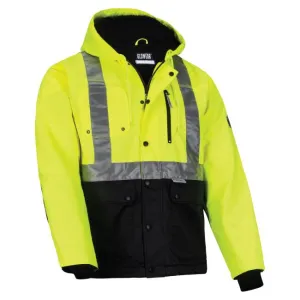 Ergodyne GloWear 8275 Type R Class 2 Heavy-Duty Hi-Vis Workwear Jacket - Lime