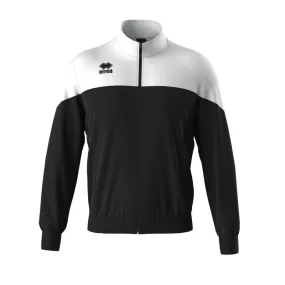 ERREA BUDDY FULL ZIP TRACK TOP BLACK WHITE