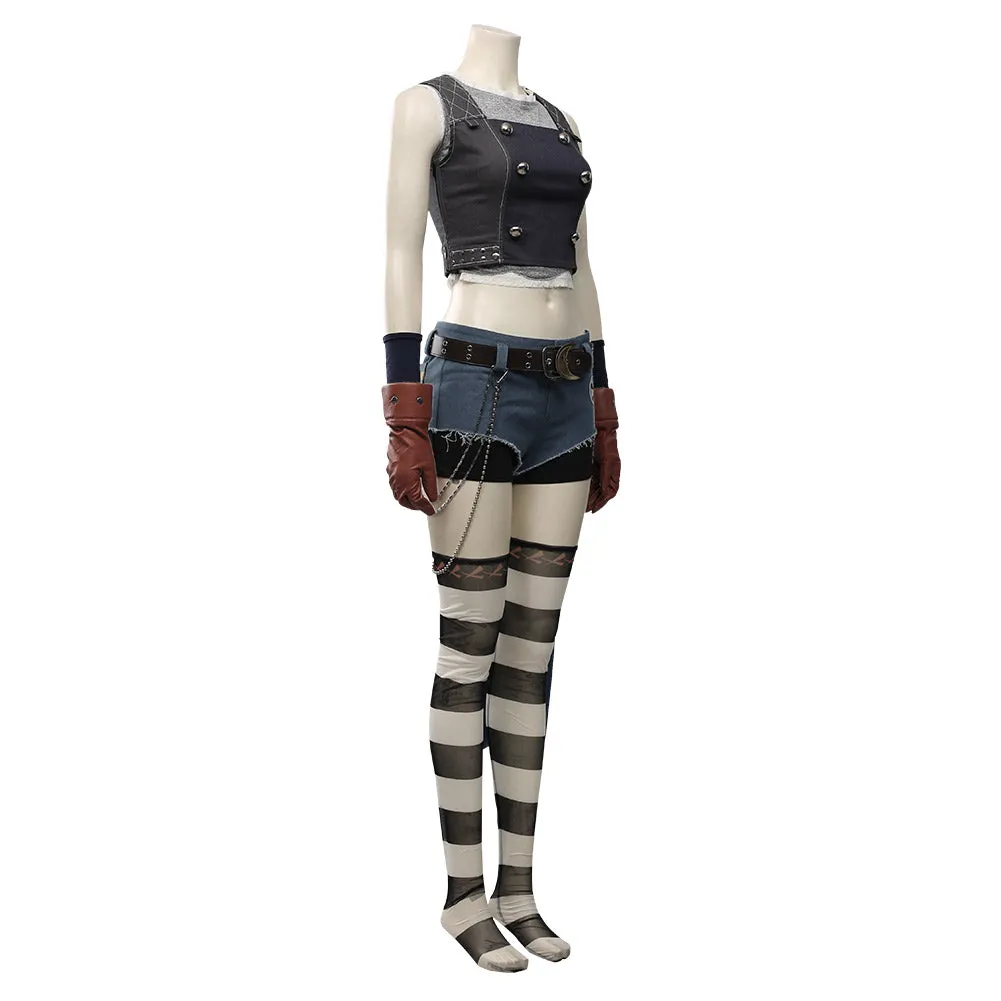 Final Fantasy VII Remake-Kyrie Canaan Women Uniform Outfit Halloween Carnival Costume Cosplay Costume