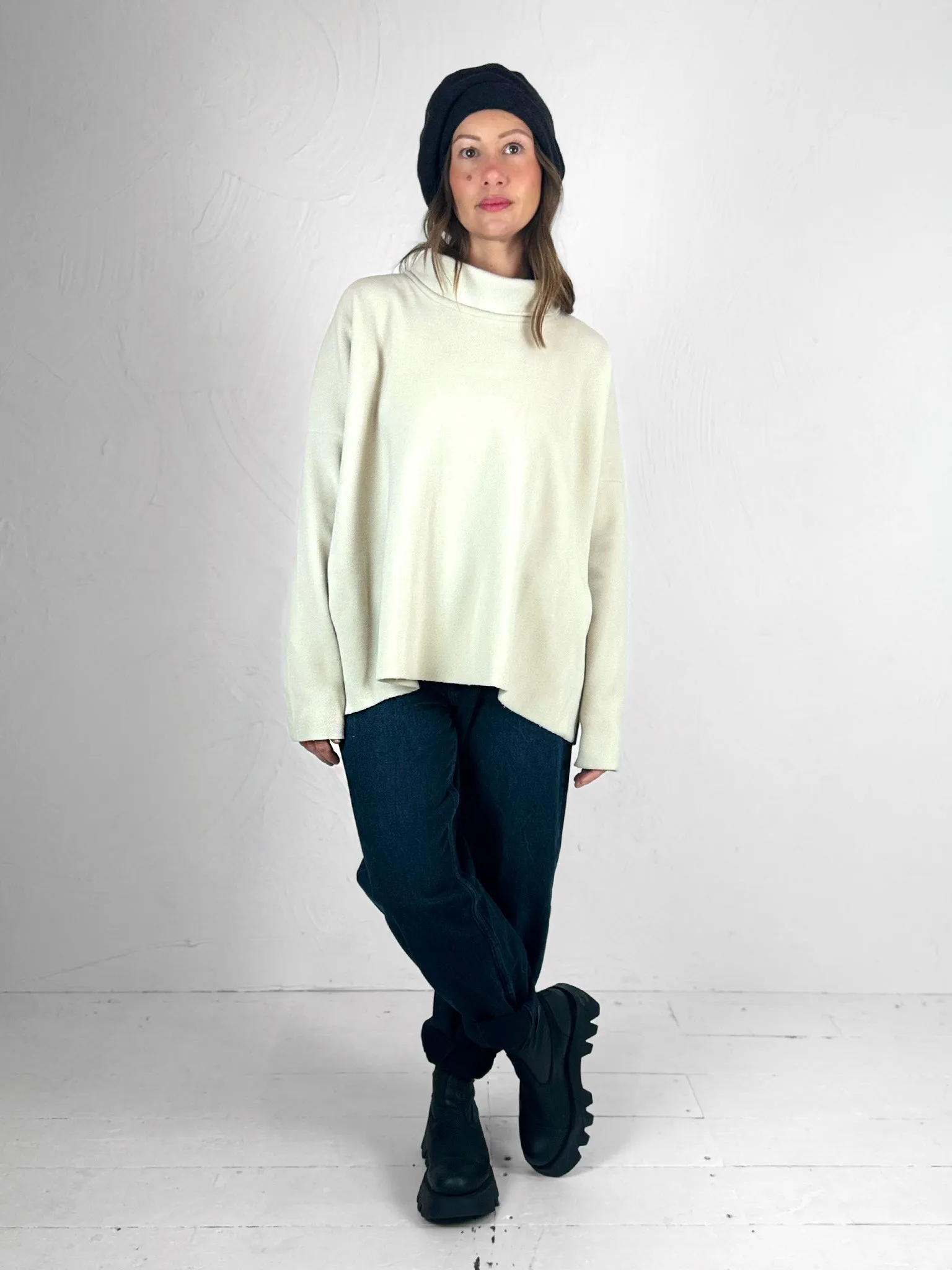 Fleece Turtleneck Jumper - 2 Colours