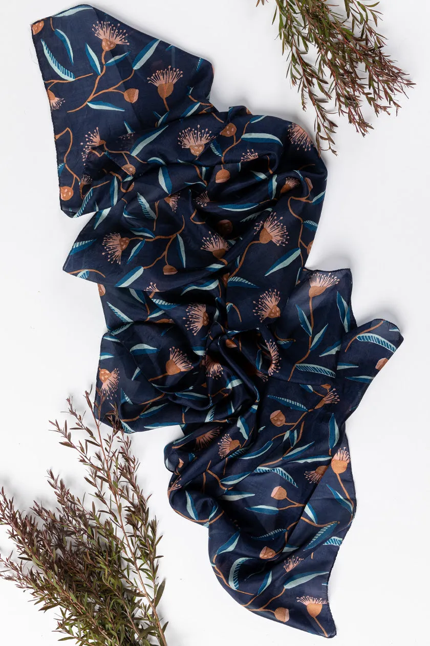 Flowering Gum Silk Scarf