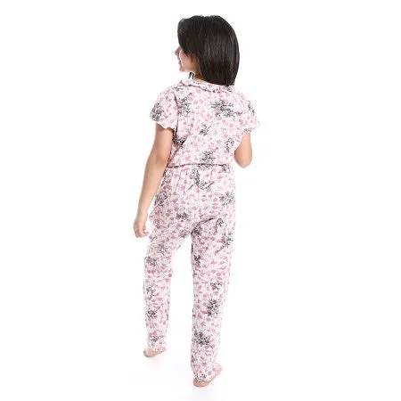 Girl's Summer Jumpsuit, Soft and Comfy - Kashmir