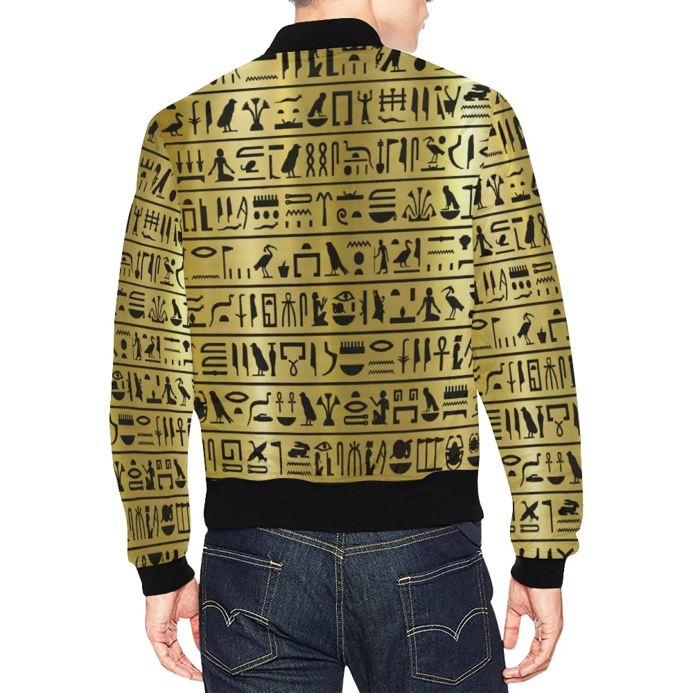 GOLDEN MEDU NETER All Over Print Bomber jacket