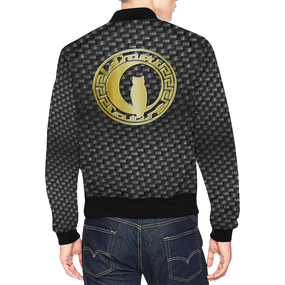 GOLDEN TRESSER All Over Print Bomber Jacket