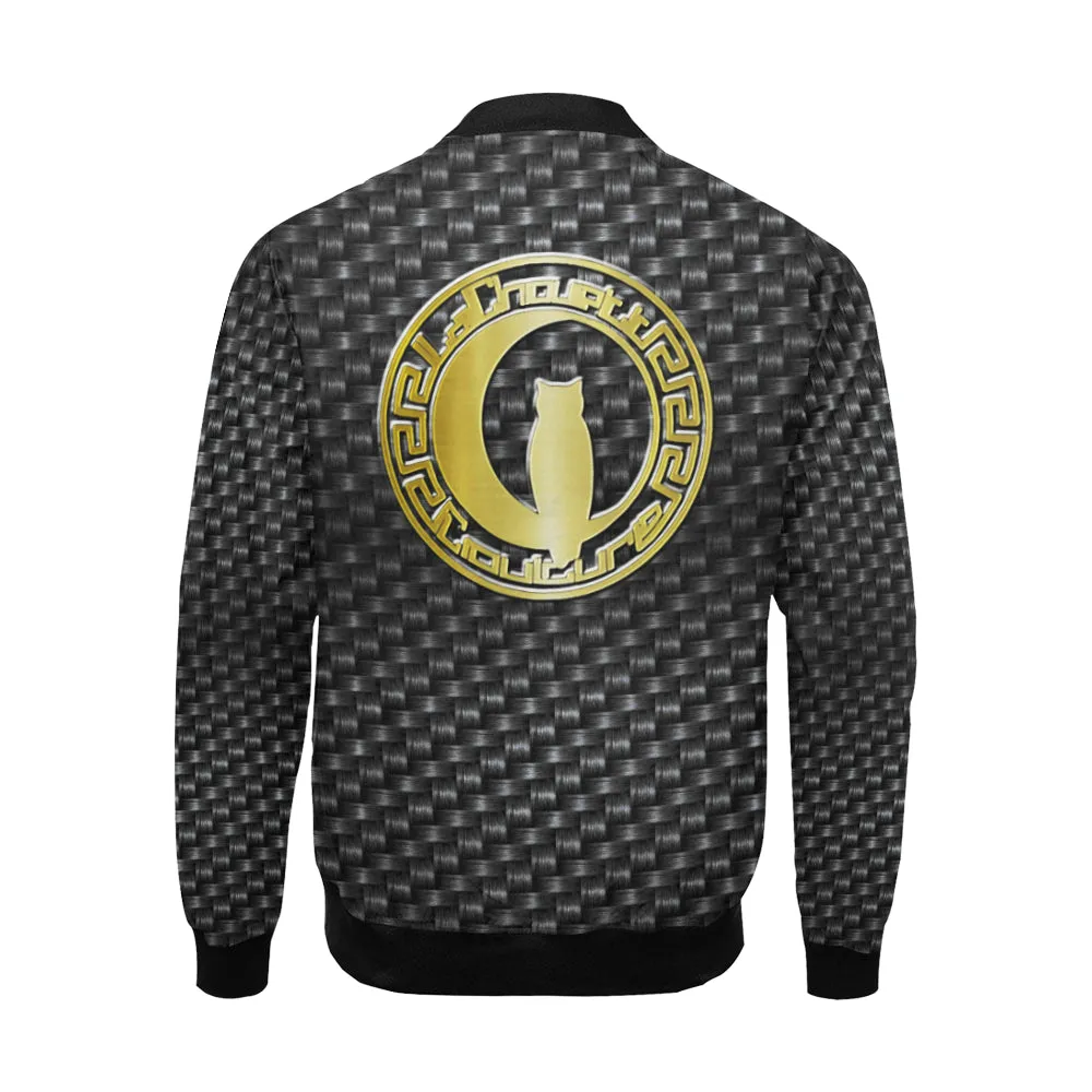 GOLDEN TRESSER All Over Print Bomber Jacket