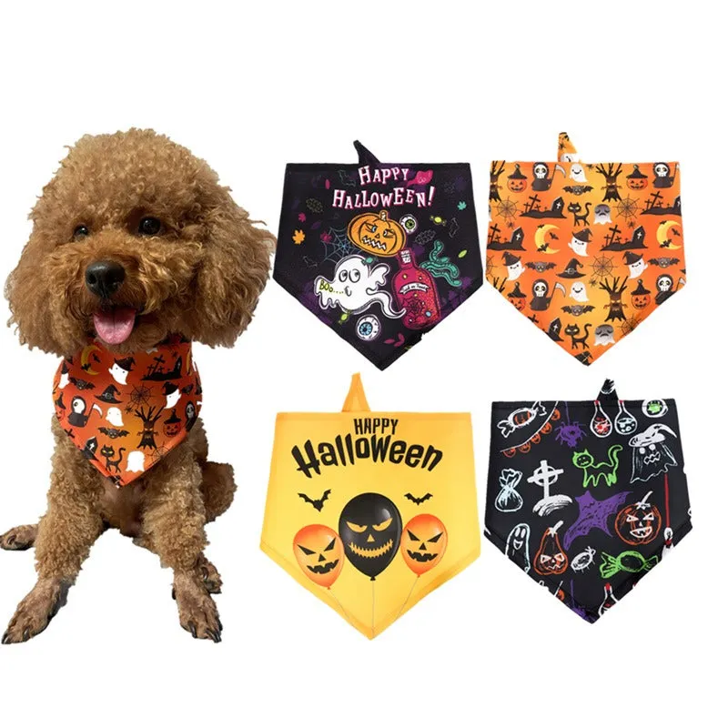 Halloween Themed Dog Bandanas