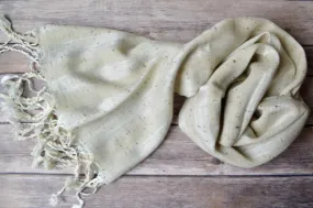 Hand-loomed Silk Scarf - Speckled