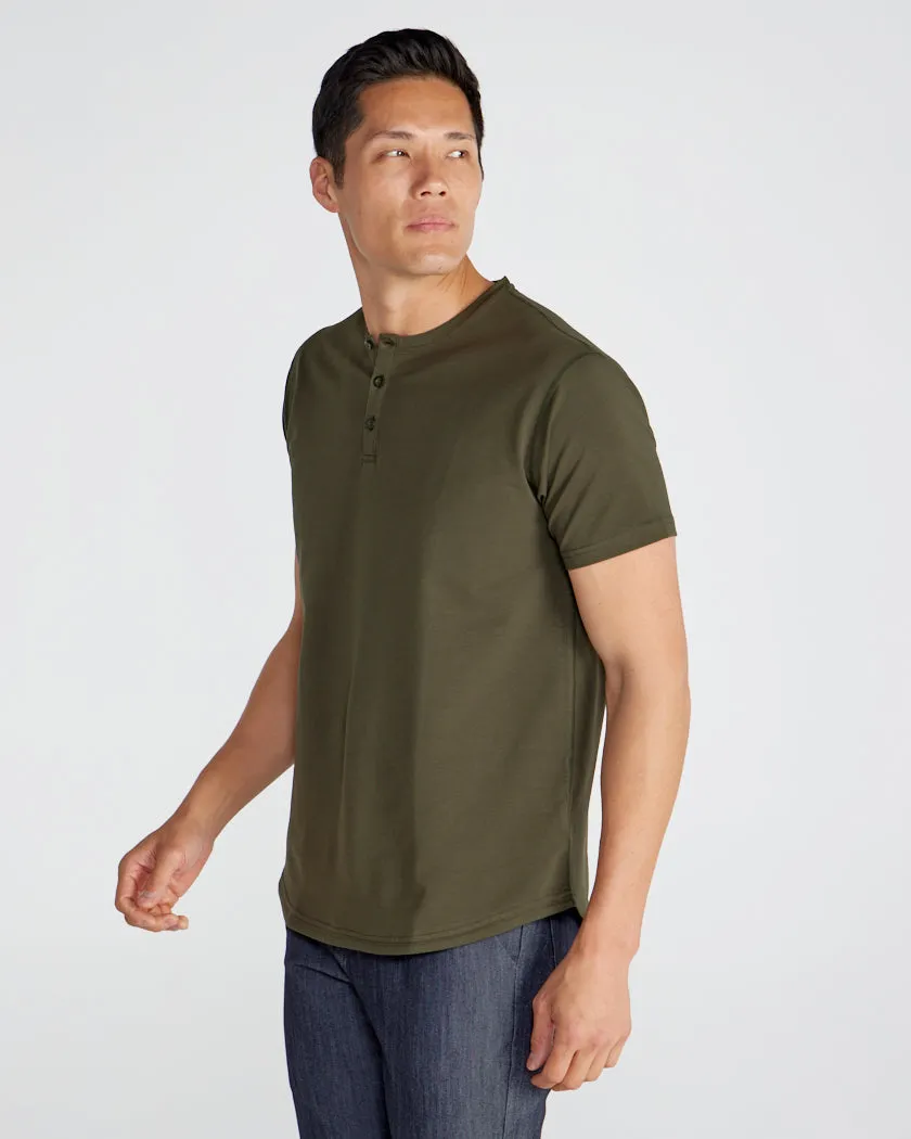 Henley Drop-Cut: LUX (Size XXL)