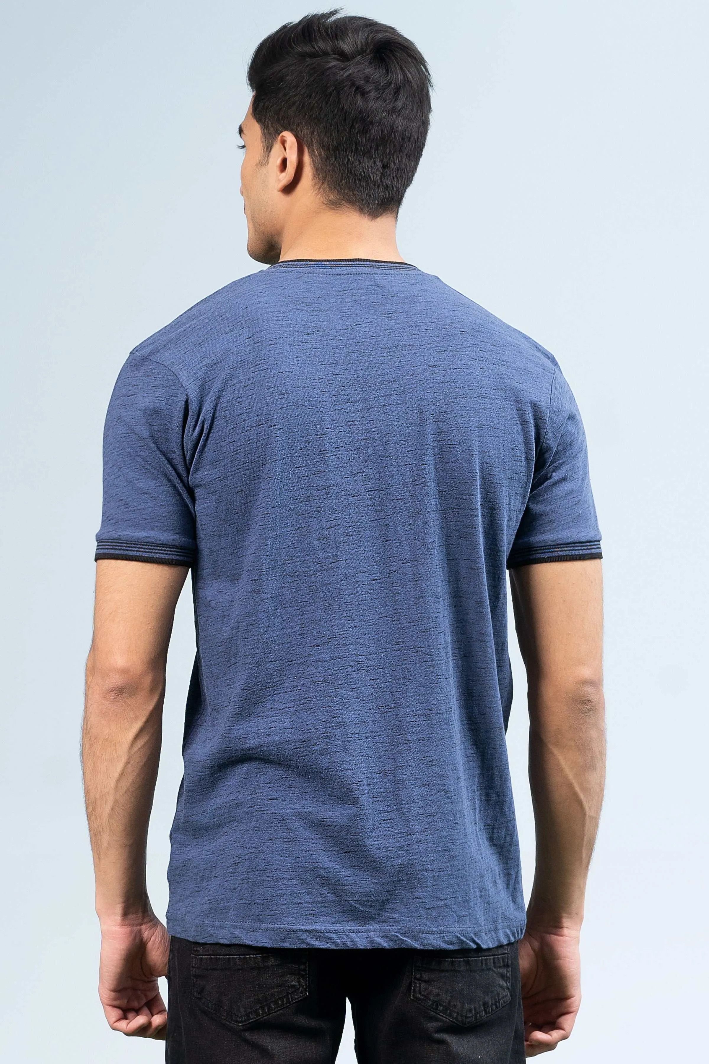 HENLEY SHIRT BLUE