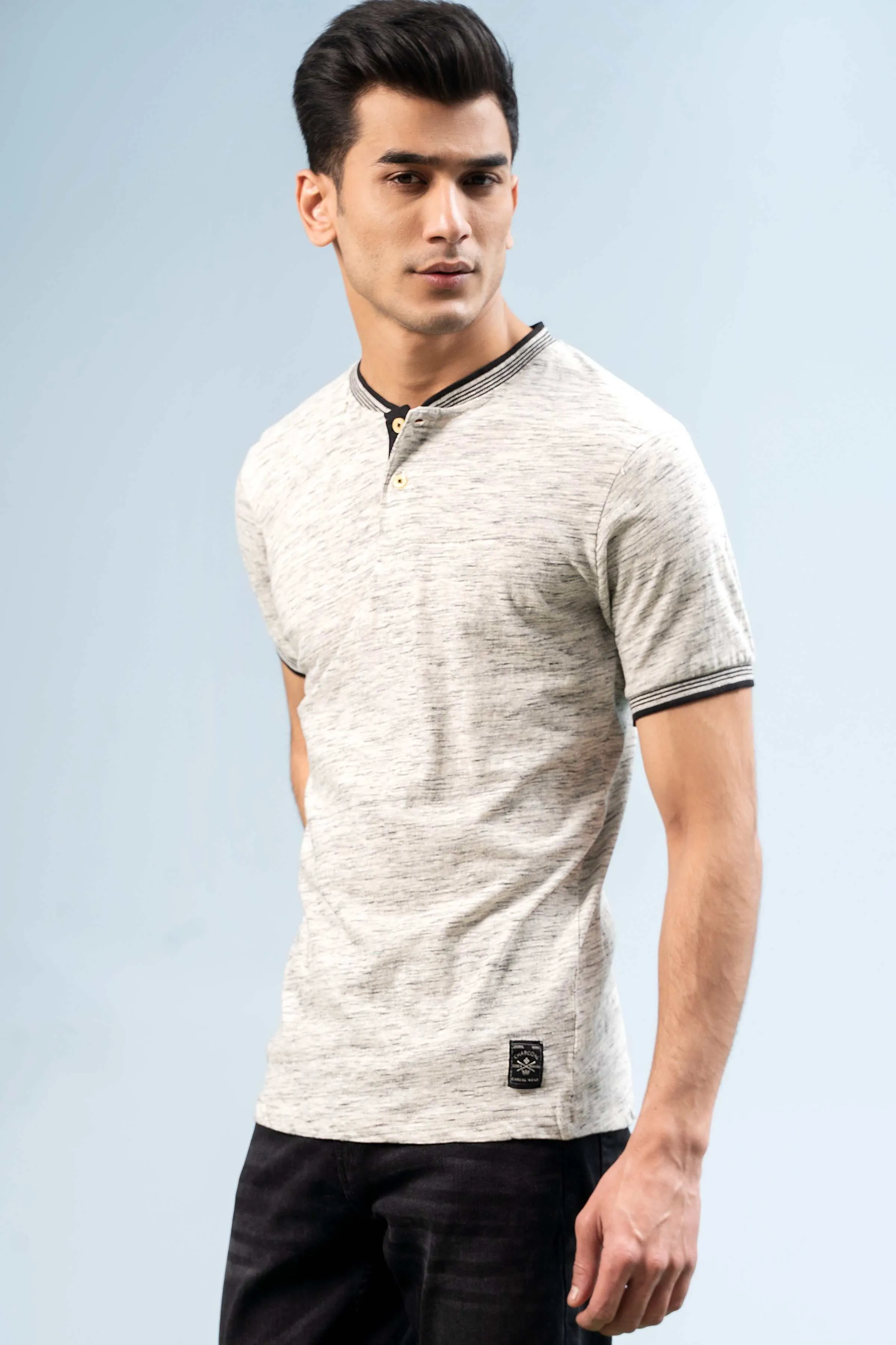 HENLEY SHIRT OATMEAL