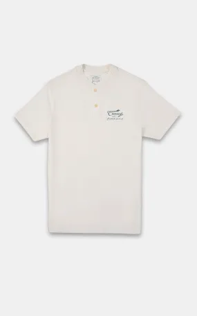 HENLEY T-SHIRT OFF WHITE