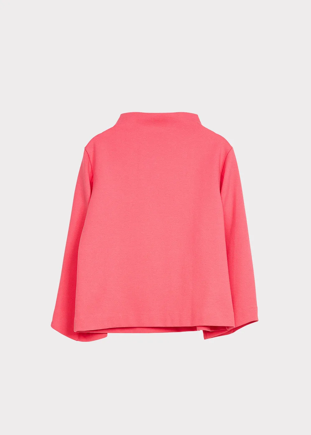 Hexacon Blouse Coral Red