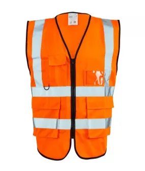 Hi Vis Orange Executive Vest