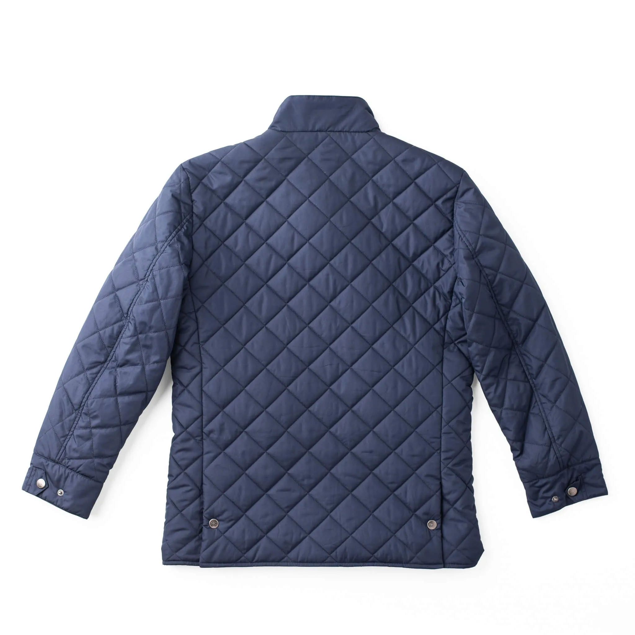 HIGHLANDS NYLON QUILTED JACKET - NAVY