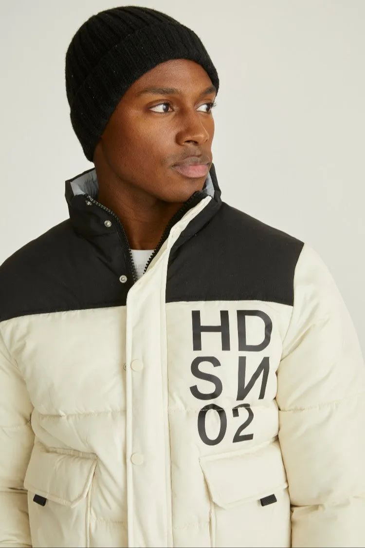 Hudson Jeans Men's Logo Puffer