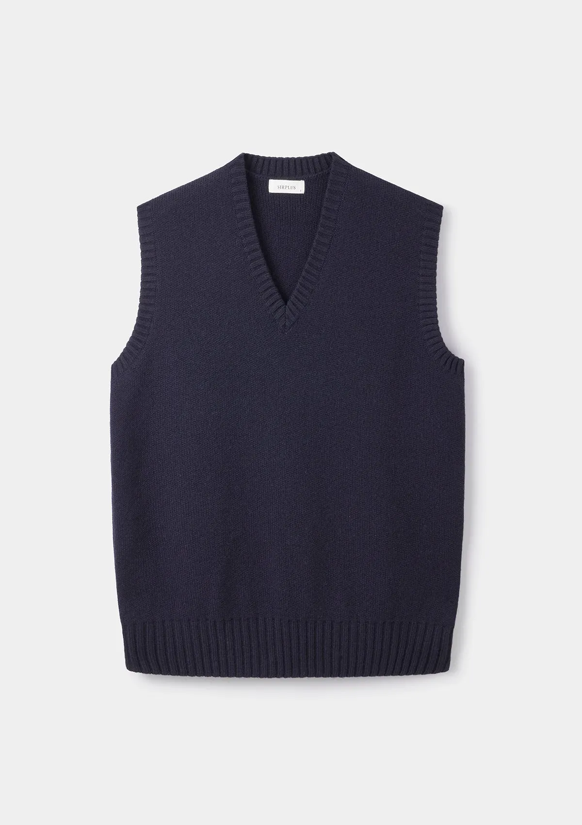 Ink Navy Lambswool Vest