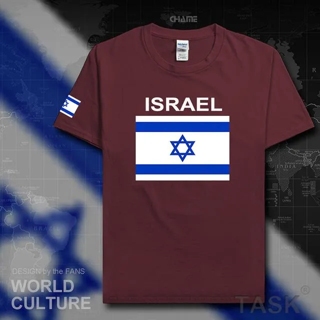 Israel T- shirt jerseys Cotton Team shirt in Colors !