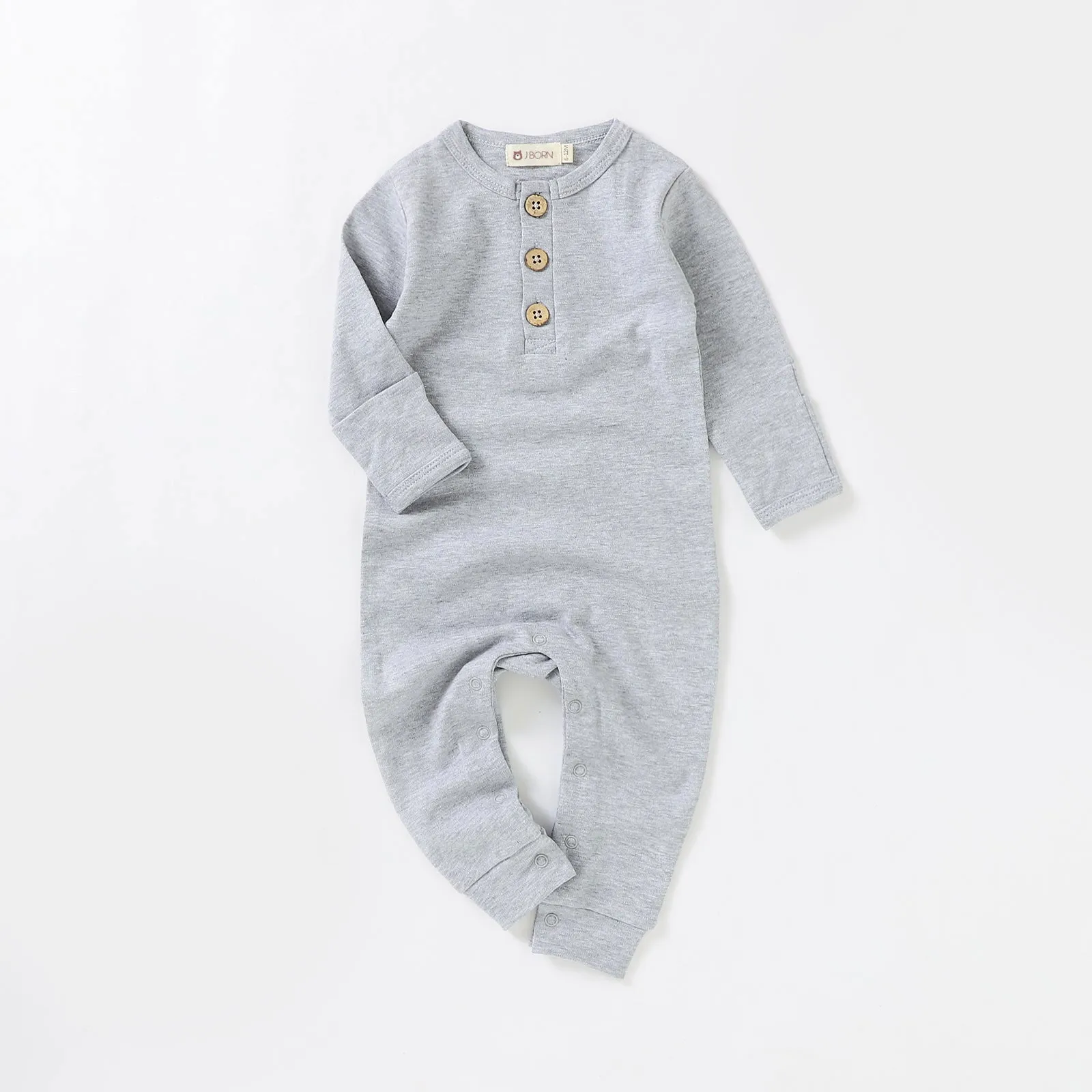 JBØRN Organic Cotton Baby Jumpsuit