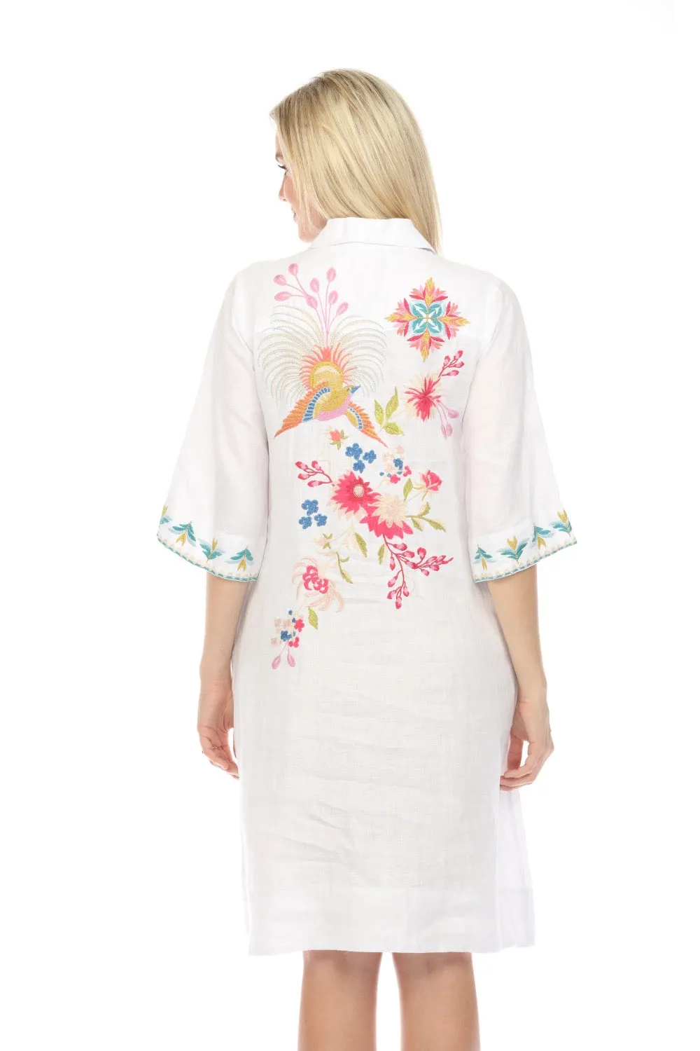 Johnny Was JWLA Julie Henley Kimono Sleeve Dress Boho Chic J30623-E *