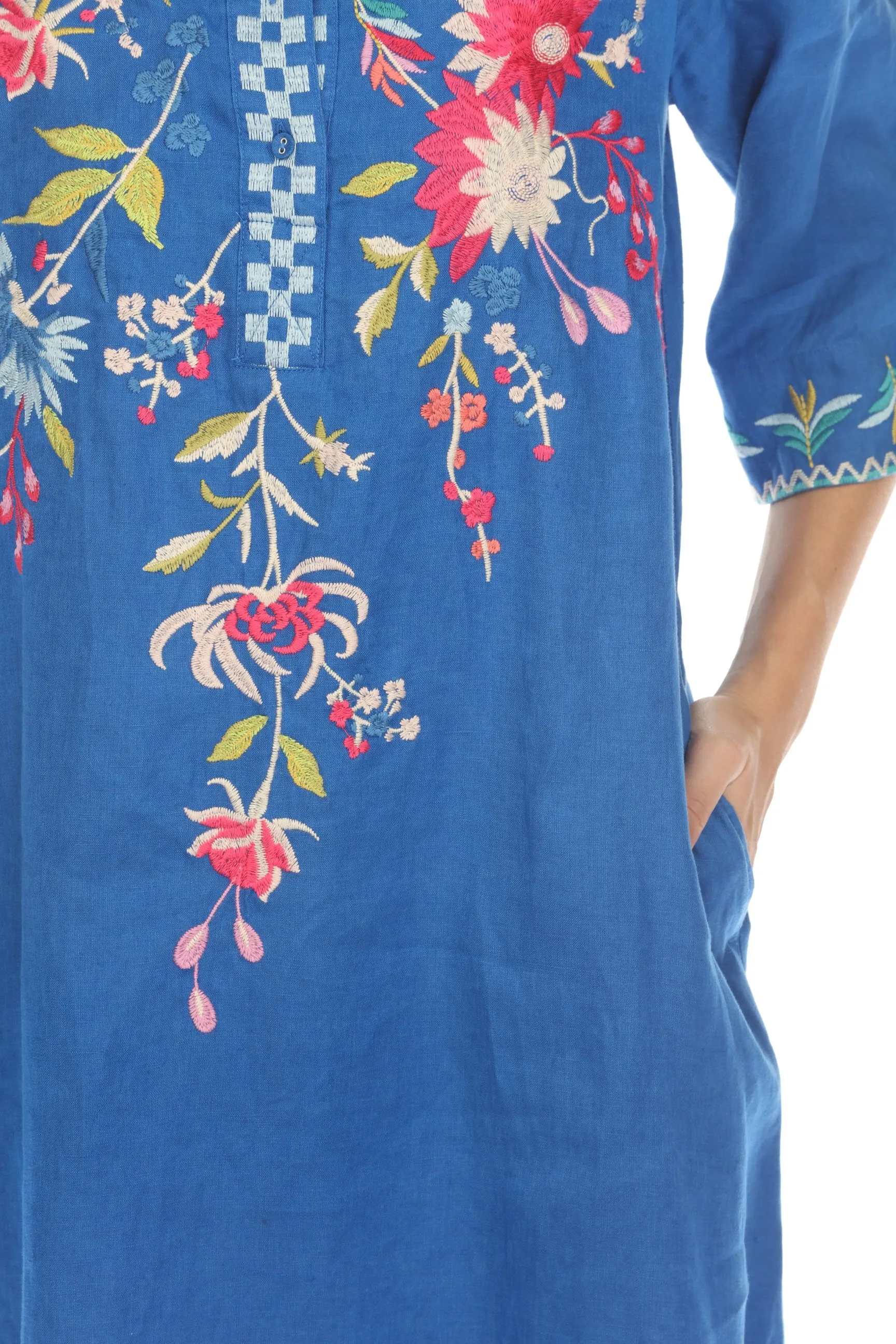 Johnny Was JWLA Julie Henley Kimono Sleeve Dress Boho Chic J30623-E *