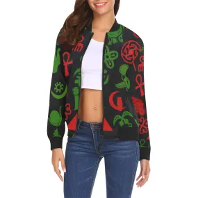 KMT WORLD FULL All Over Print Bomber Jacket for Women