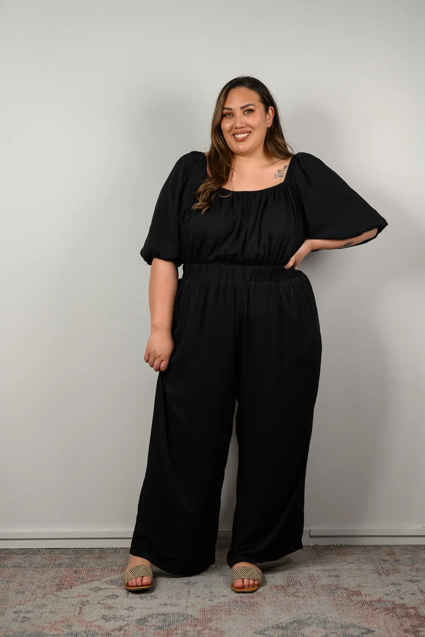 Leilani Jumpsuit - BLACK