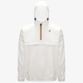 Leon - Packable Quarter Zip Rain Jacket in White