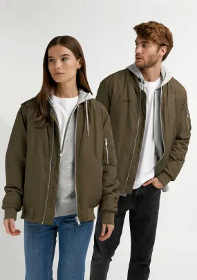 Logo Bomber Khaki