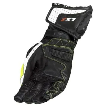 Ls2 Swift Racing Gloves Black Neon Yellow