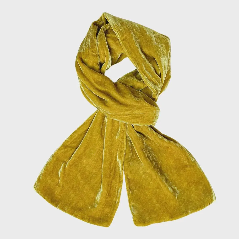 Lua Velvet Plain Colour Scarf (many colours)