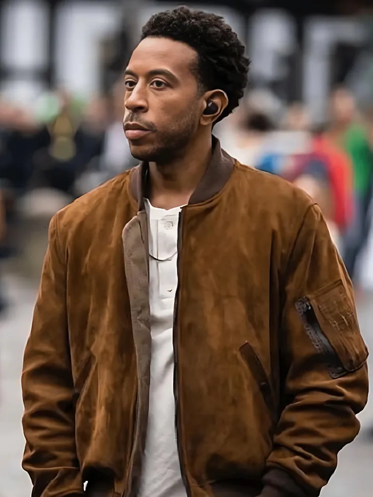 Ludacris Brown Suede Leather Bomber Jacket