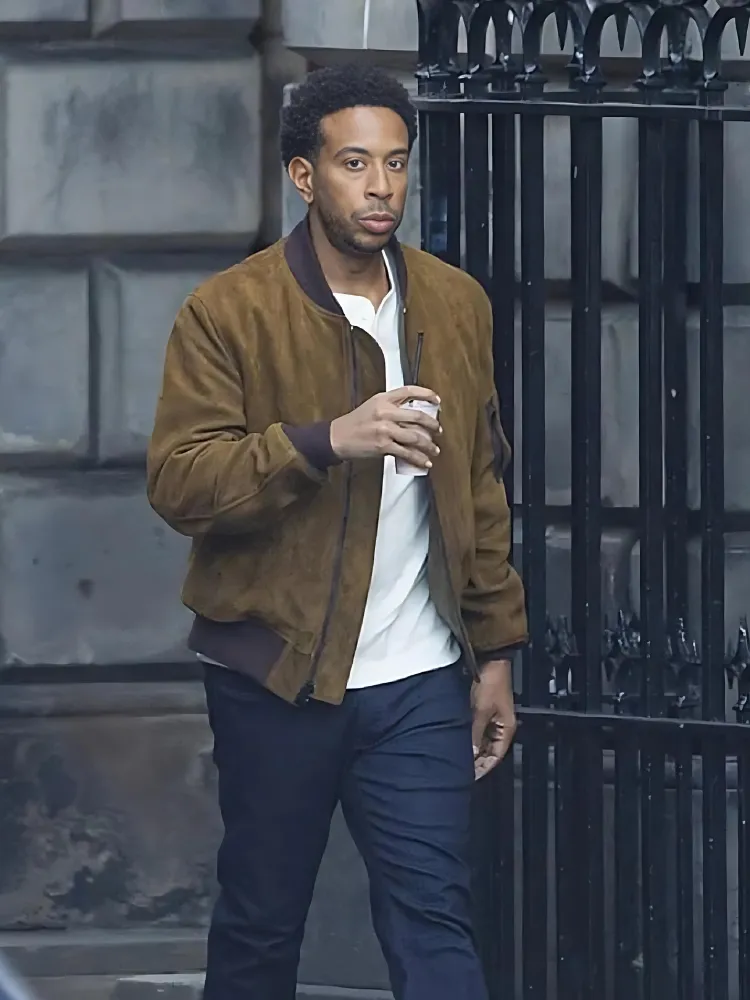 Ludacris Brown Suede Leather Bomber Jacket