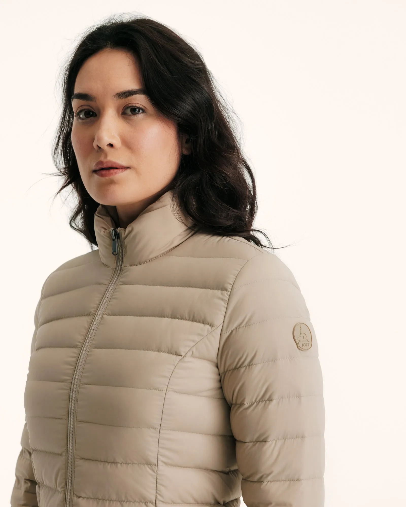 Maia light stretch winter jacket Beige