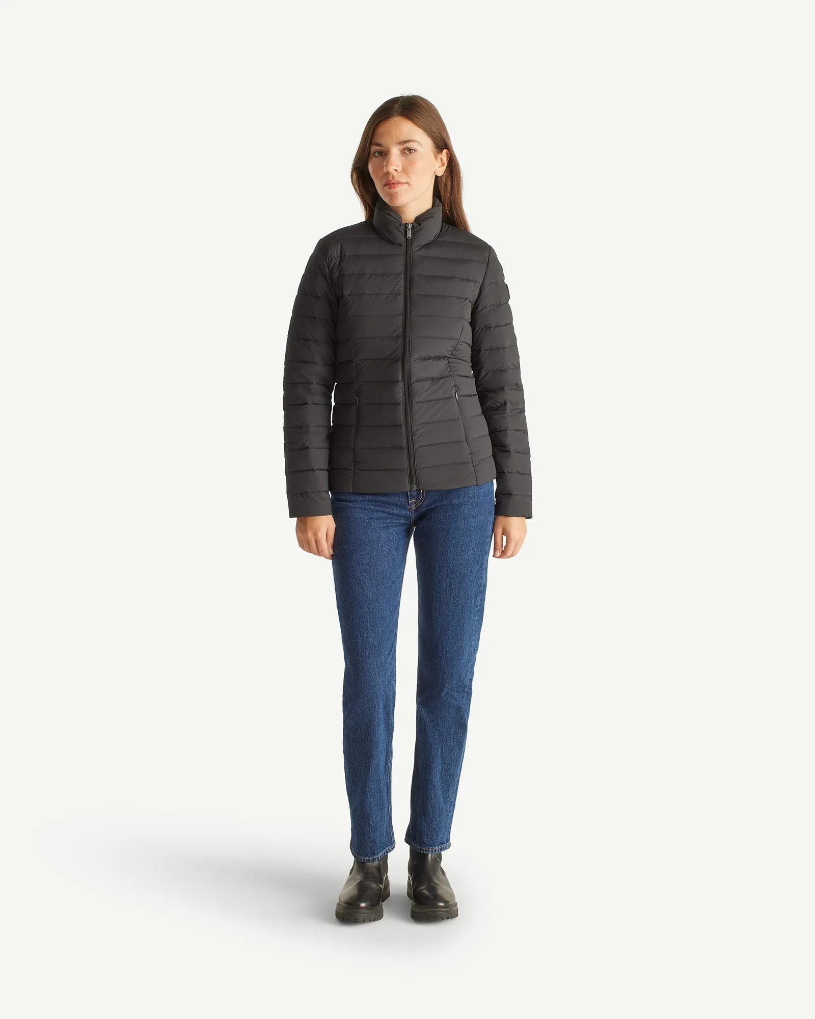 Maia light stretch winter jacket Black