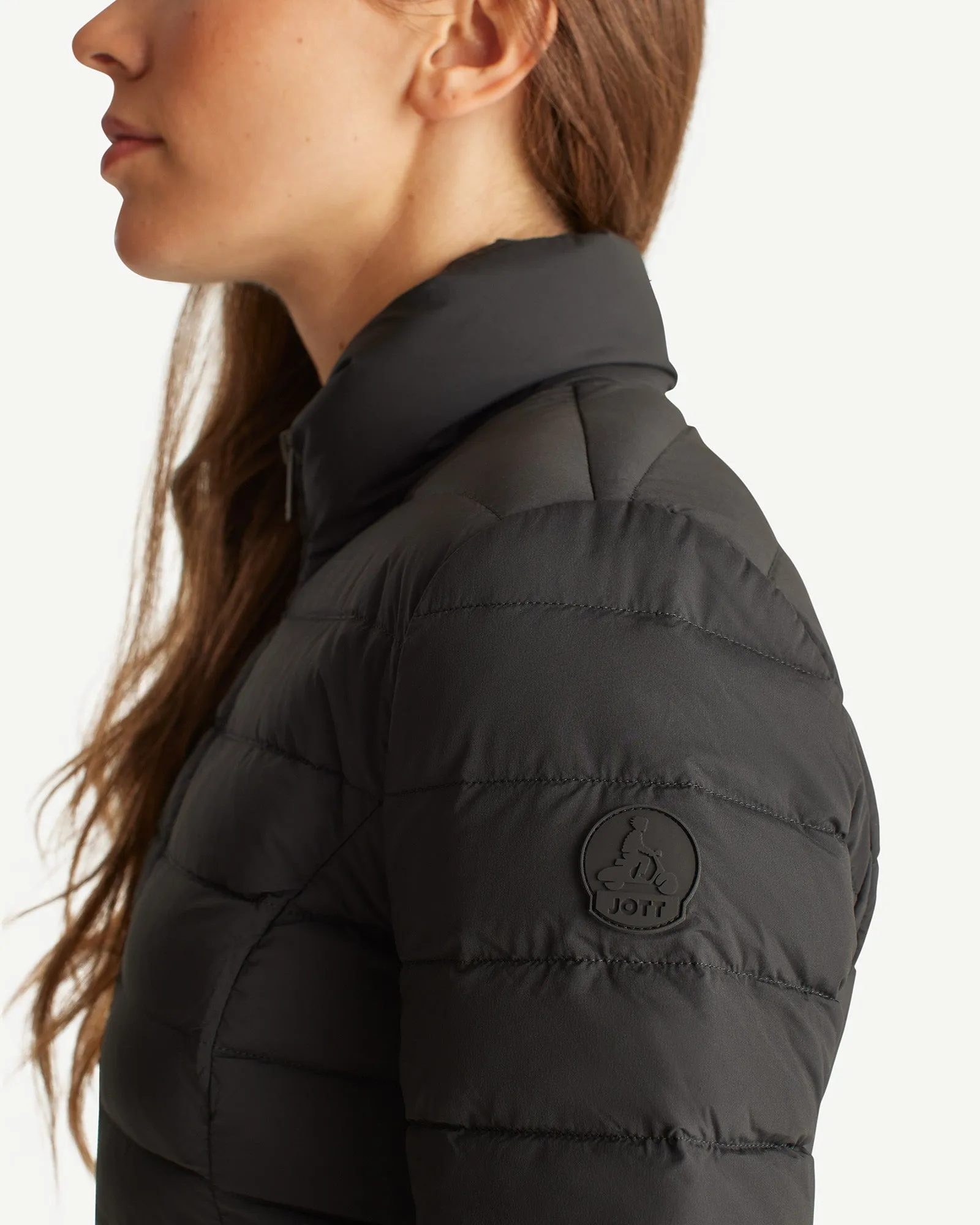 Maia light stretch winter jacket Black