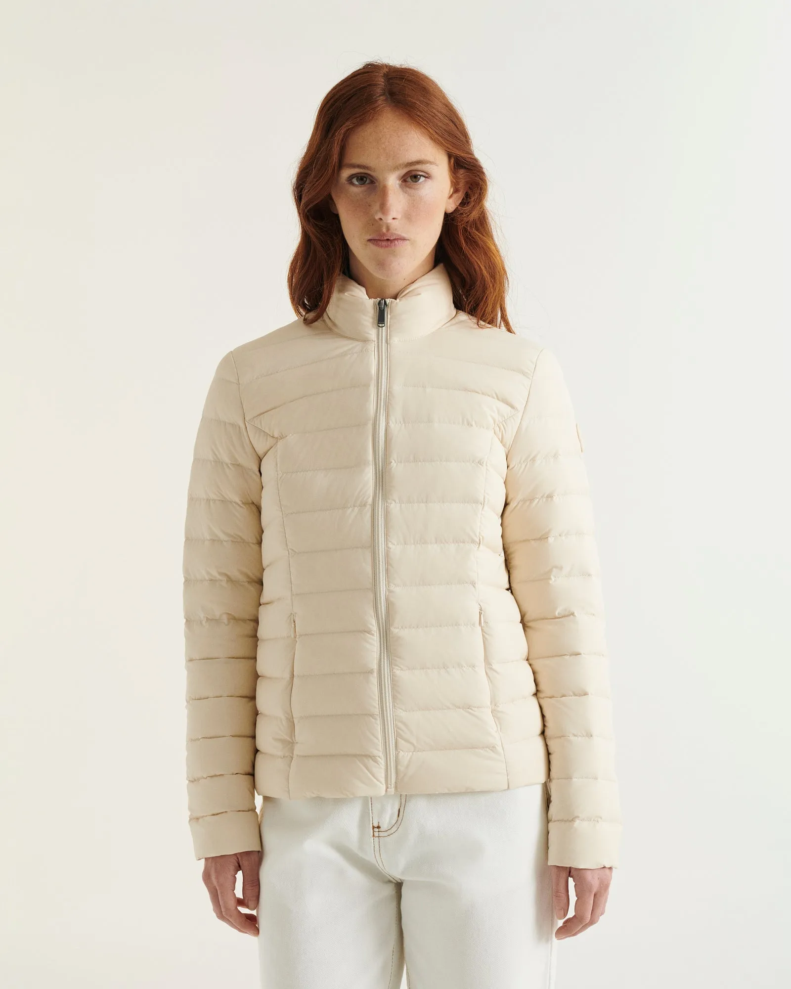 Maia light stretch winter jacket Clay