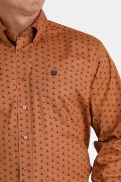 Men's Cinch Gadsden Print Button-Down Western Shirt - MTW1105822