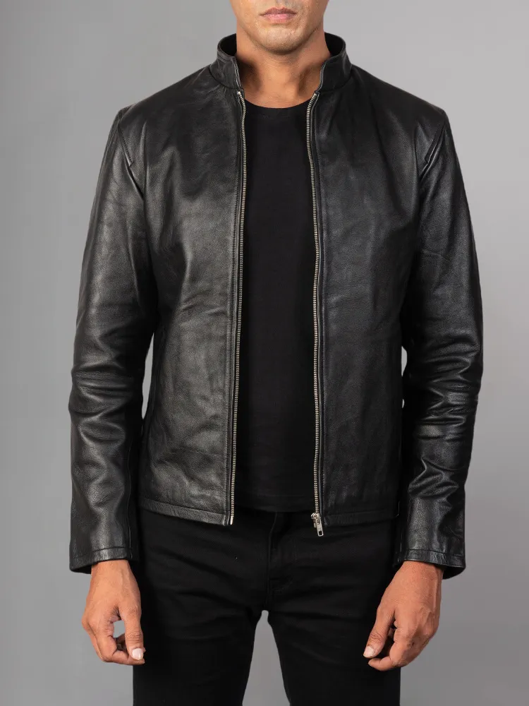 Men's Stylish Superb Real Genuine Leather Bomber Biker Jacket