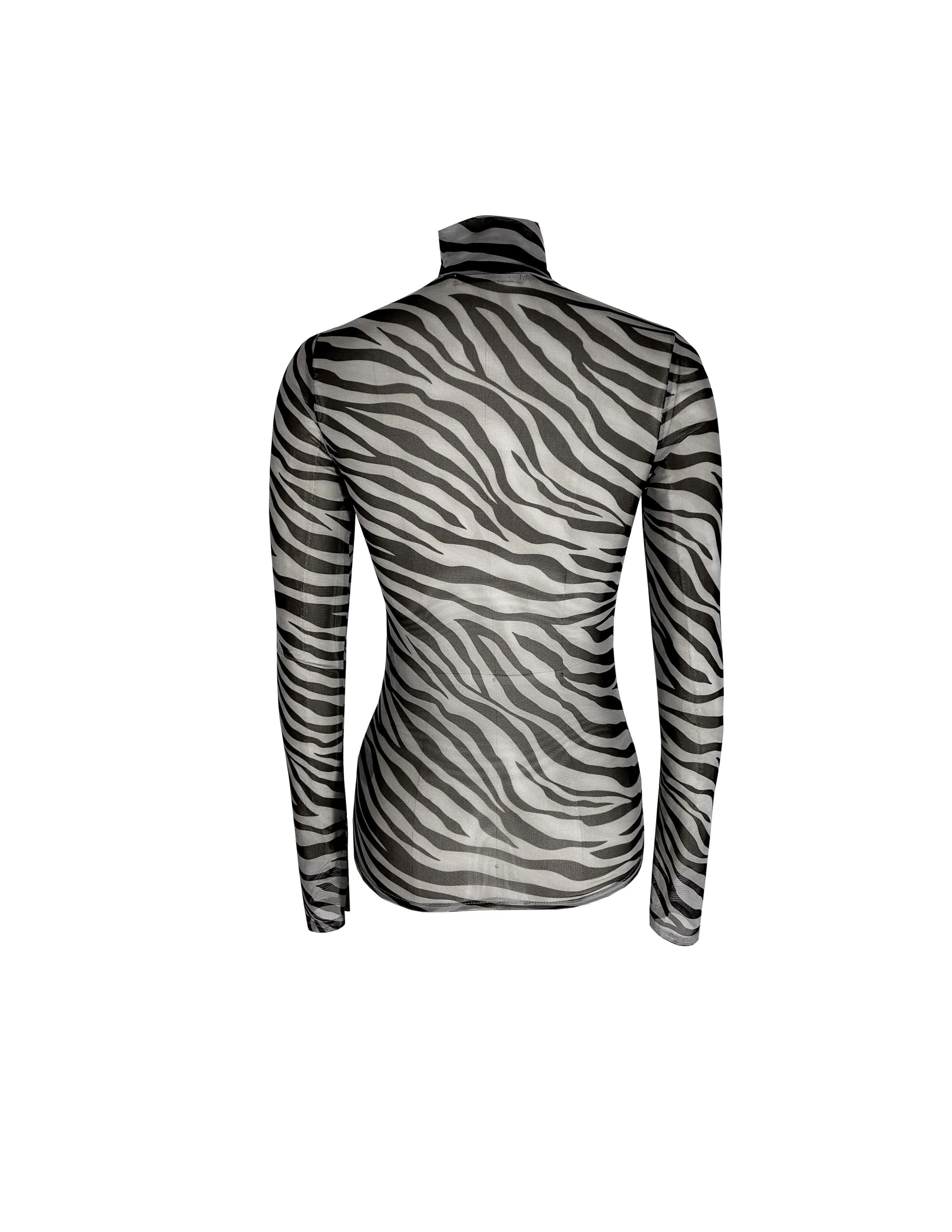 Mitra Turtleneck in Zebra