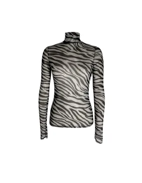 Mitra Turtleneck in Zebra